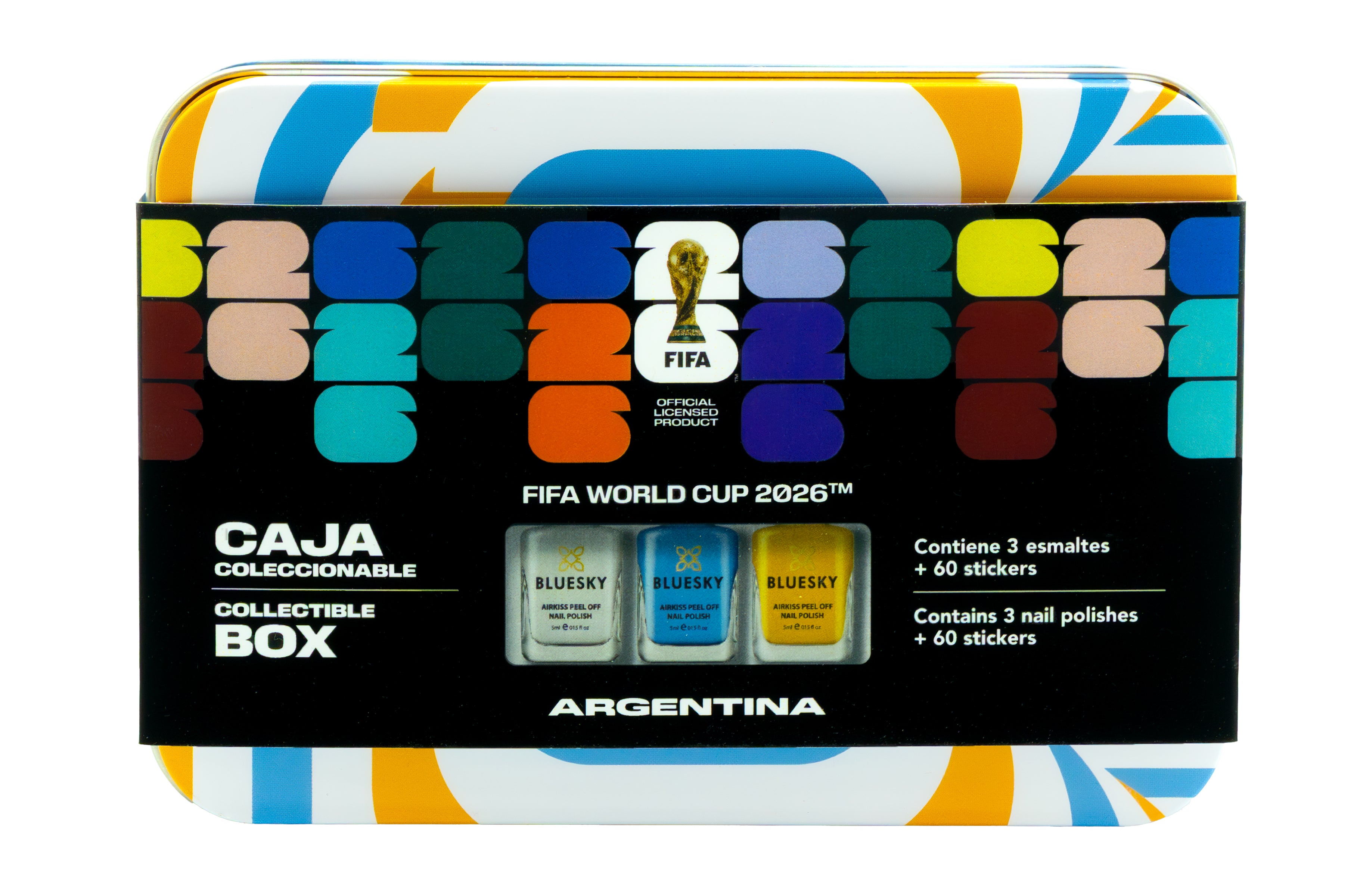 FIFA World Cup 2026™ Collectible Nail Polish Box Set - Argentina | Limited Edition