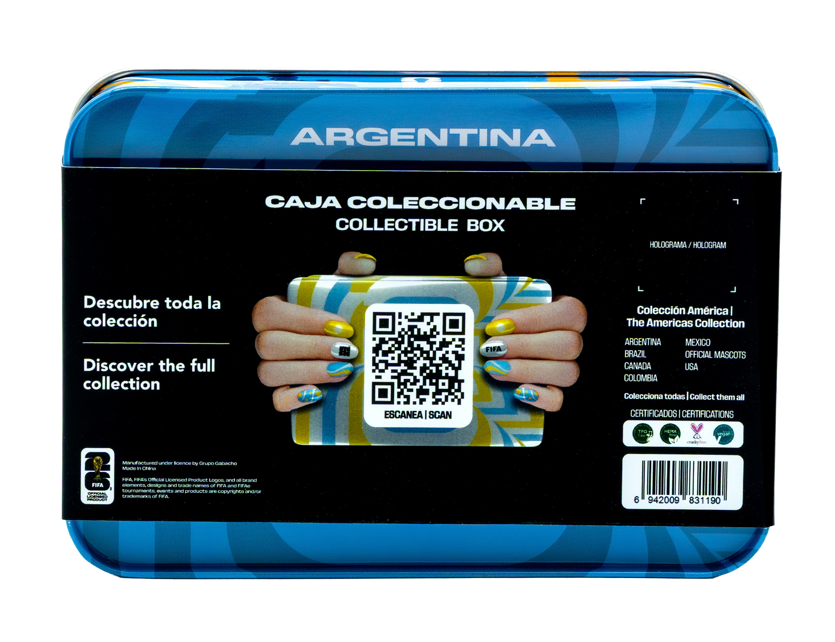 FIFA World Cup 2026™ Collectible Nail Polish Box Set - Argentina | Limited Edition