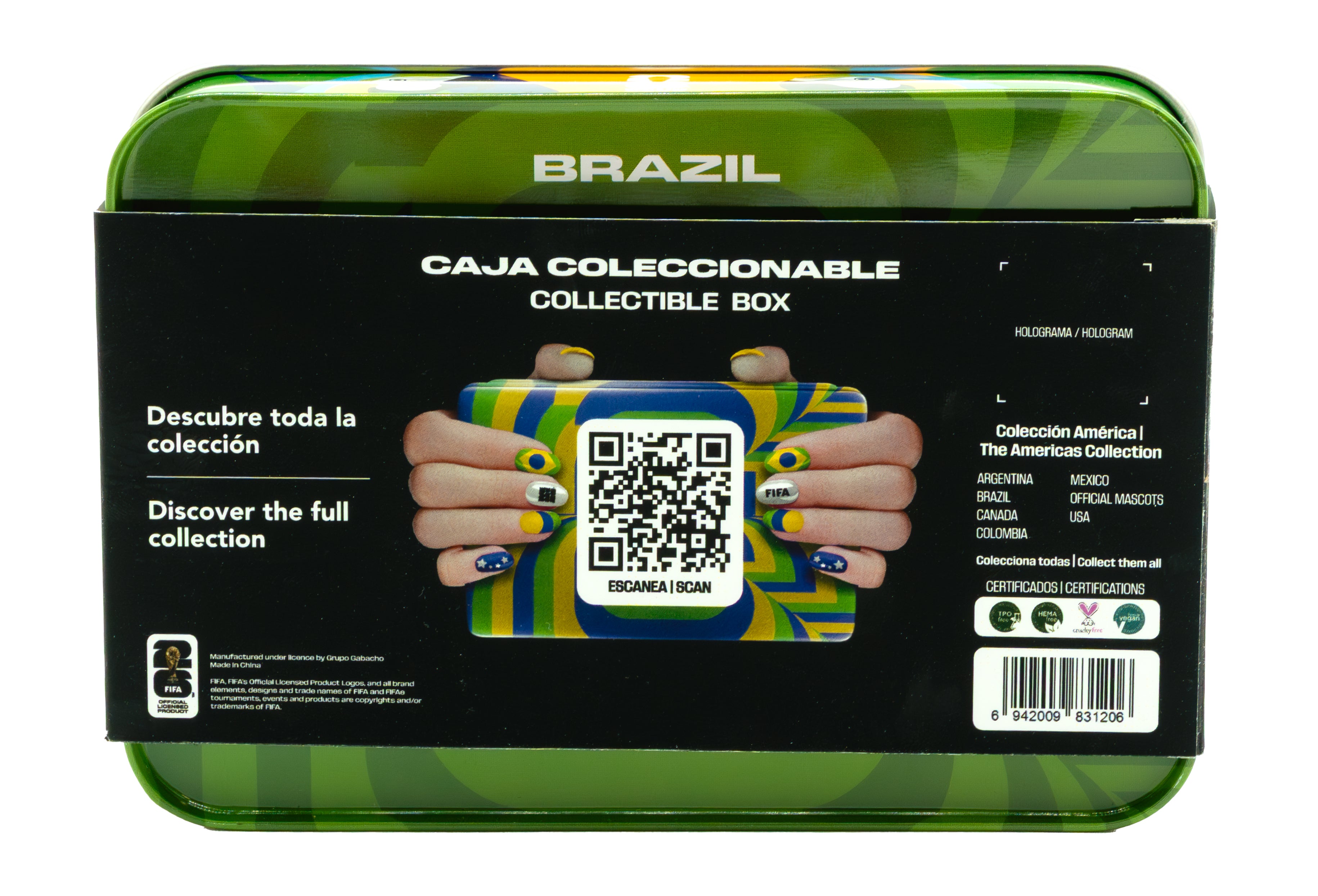 FIFA World Cup 2026™ Collectible Nail Polish Box Set - Brazil | Limited Edition