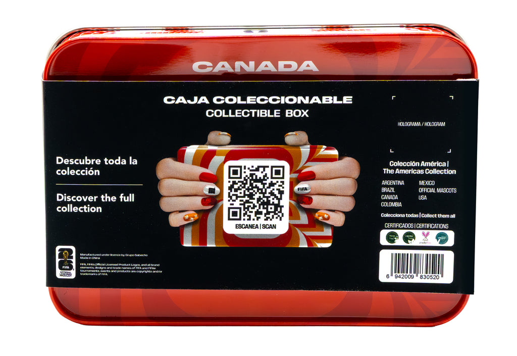 FIFA World Cup 2026™ Collectible Nail Polish Box Set - Canada | Limited Edition