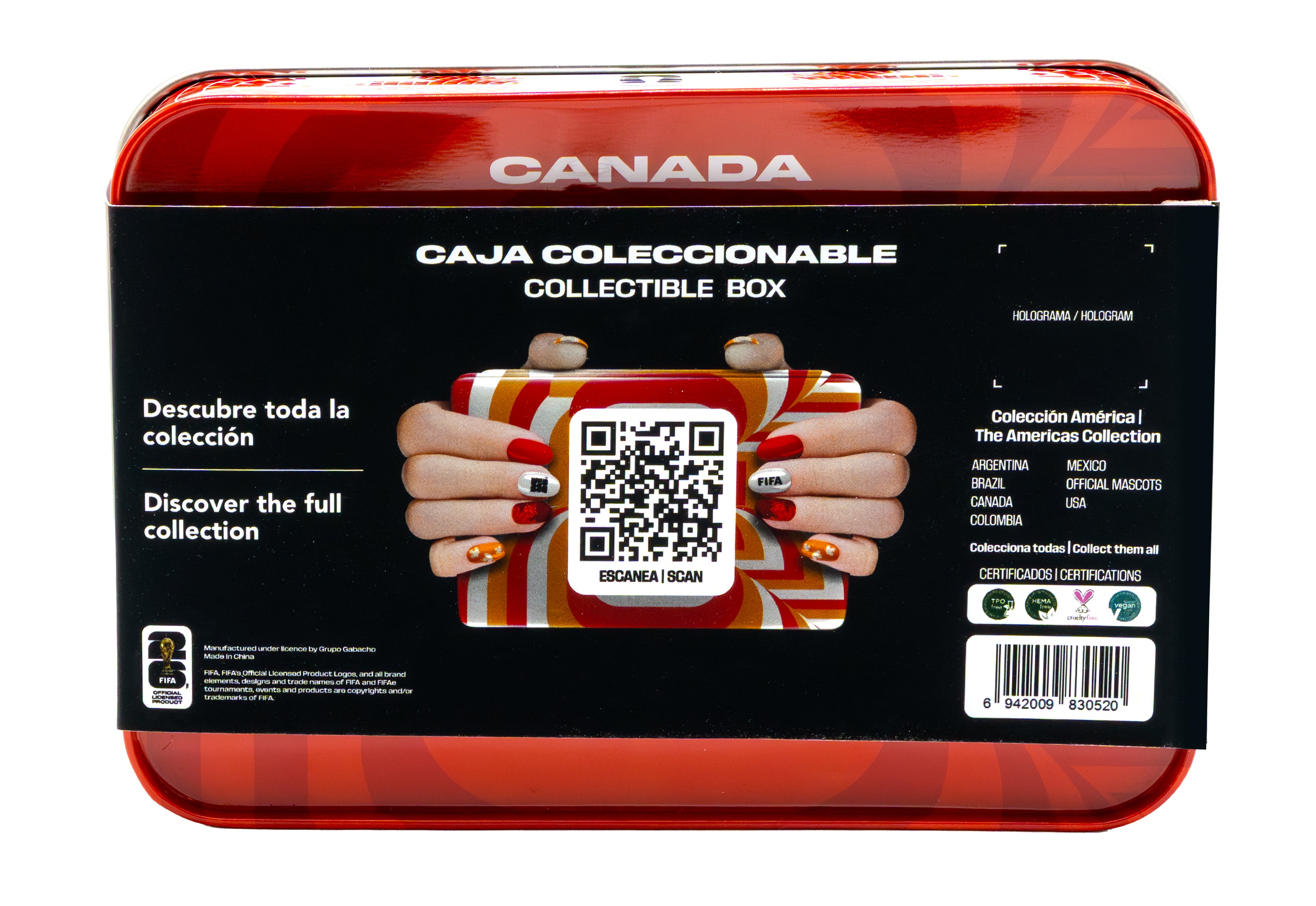 FIFA World Cup 2026™ Collectible Nail Polish Box Set - Canada | Limited Edition