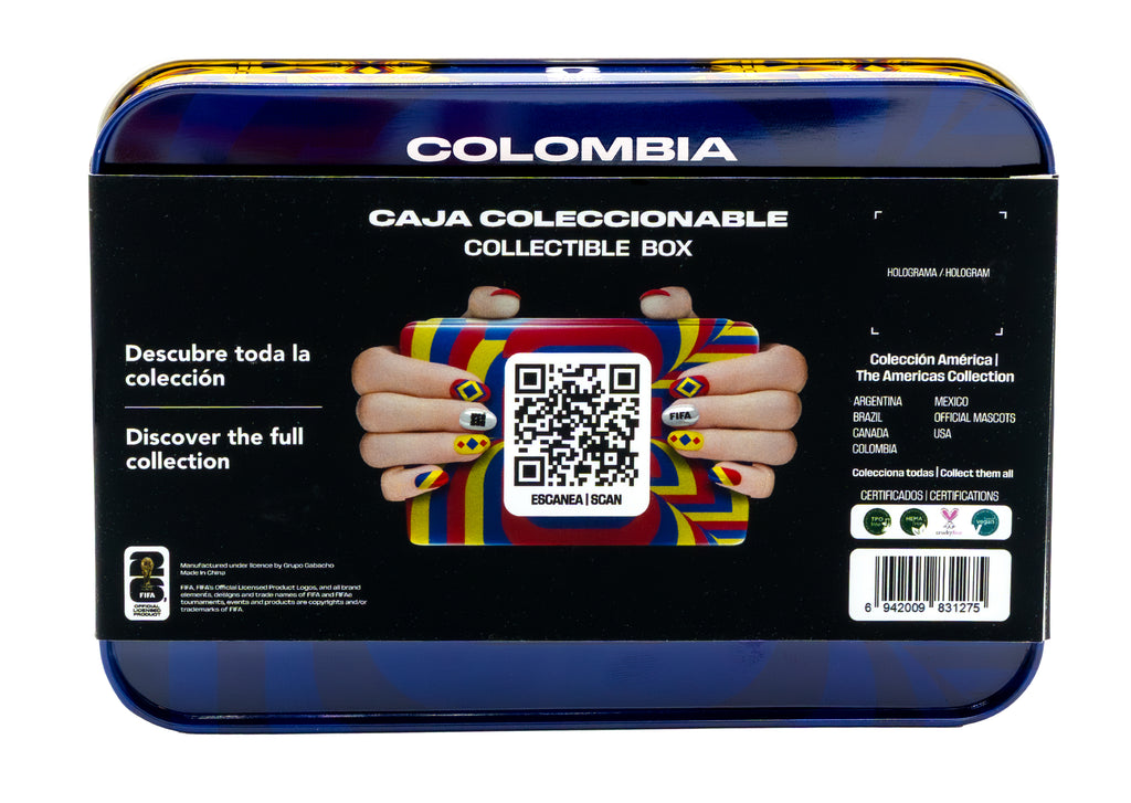 FIFA World Cup 2026™ Collectible Nail Polish Box Set - Colombia | Limited Edition