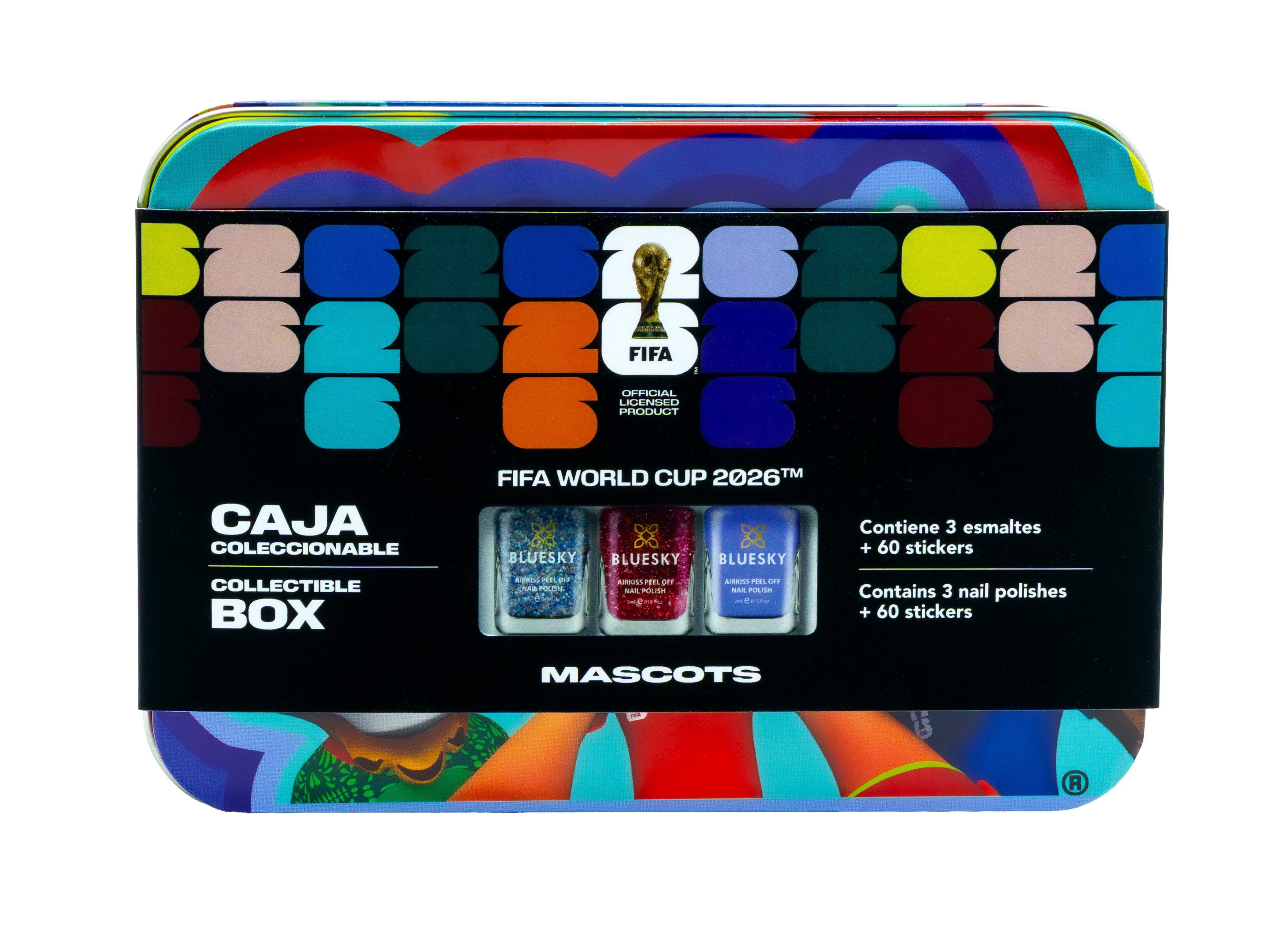 FIFA World Cup 2026™ Collectible Nail Polish Box Set - Mascots | Limited Edition