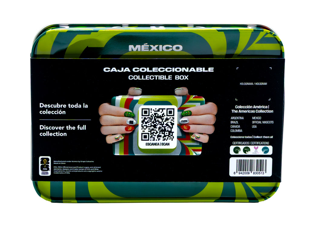 FIFA World Cup 2026™ Collectible Nail Polish Box Set - Mexico | Limited Edition