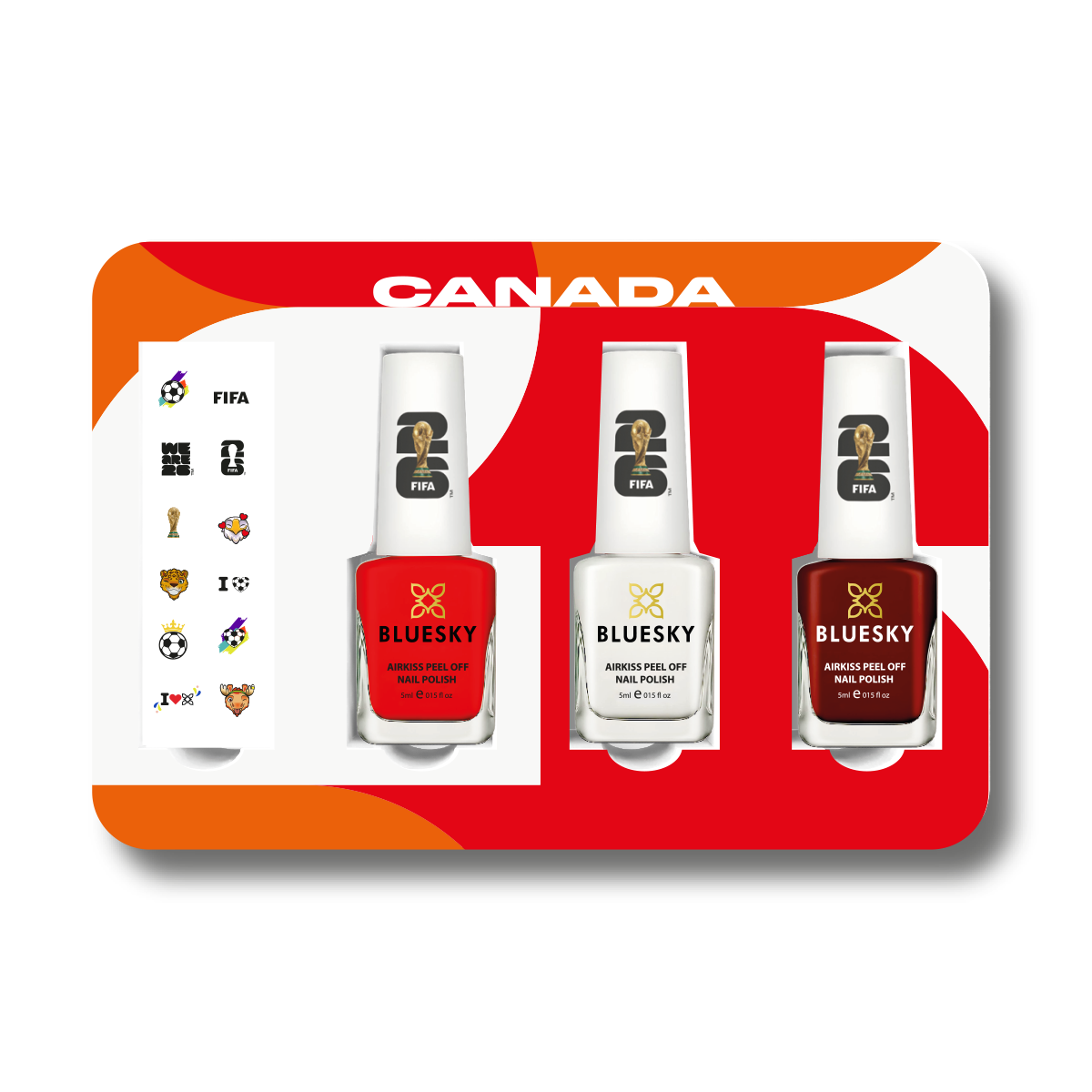 FIFA World Cup 2026™ Collectible Nail Polish Box Set - Canada | Limited Edition