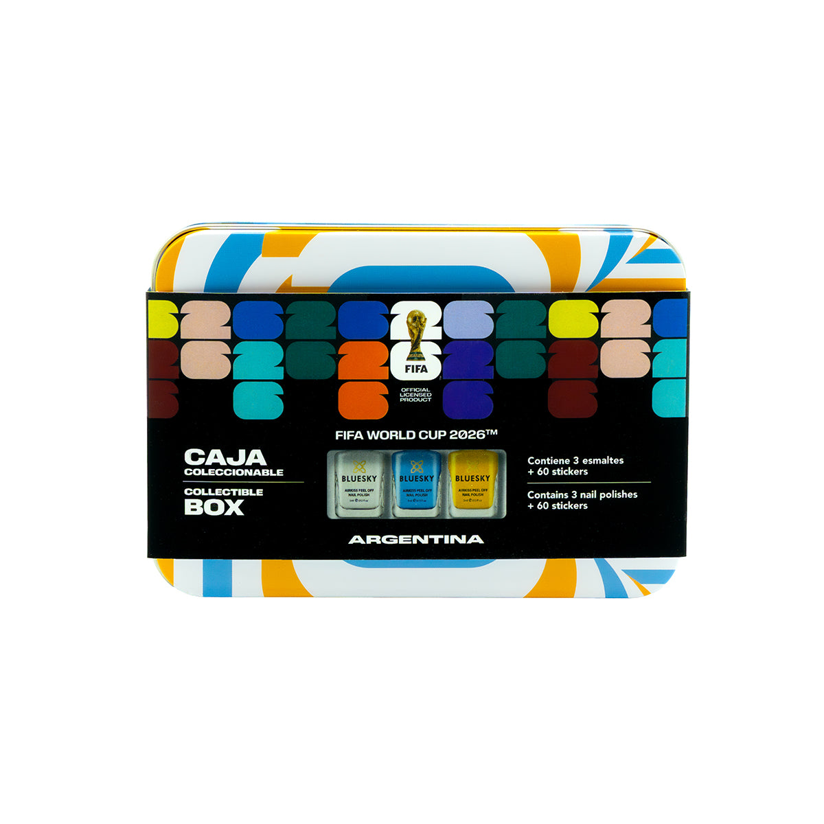 FIFA World Cup 2026™ Collectible Nail Polish Box Set - Argentina | Limited Edition