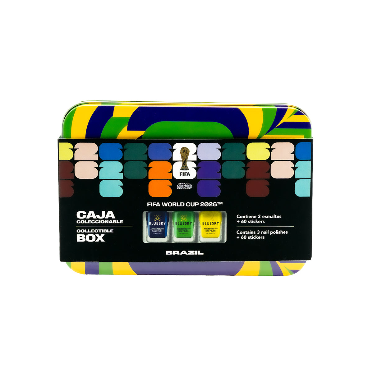 FIFA World Cup 2026™ Collectible Nail Polish Box Set - Brazil | Limited Edition