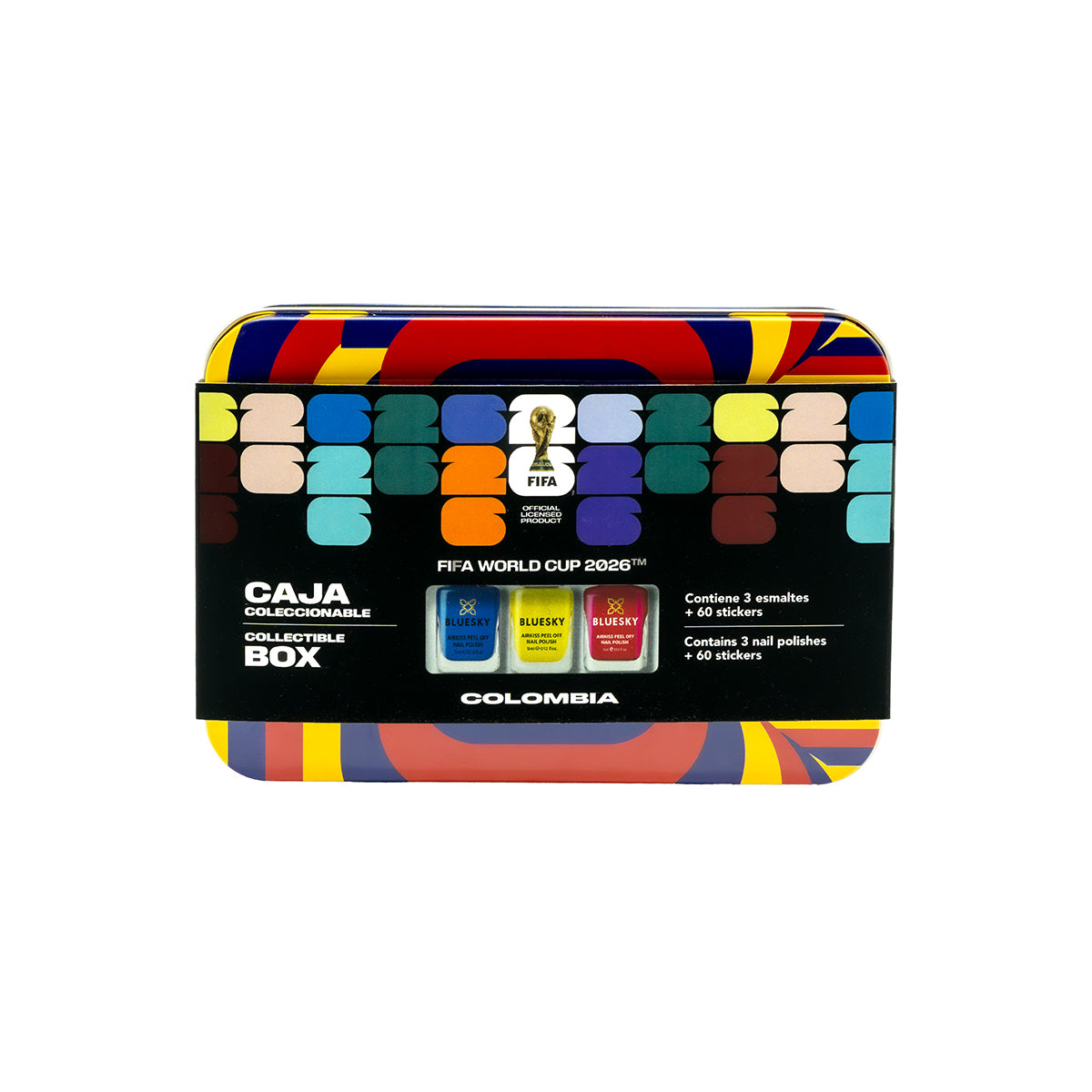 FIFA World Cup 2026™ Collectible Nail Polish Box Set - Colombia | Limited Edition