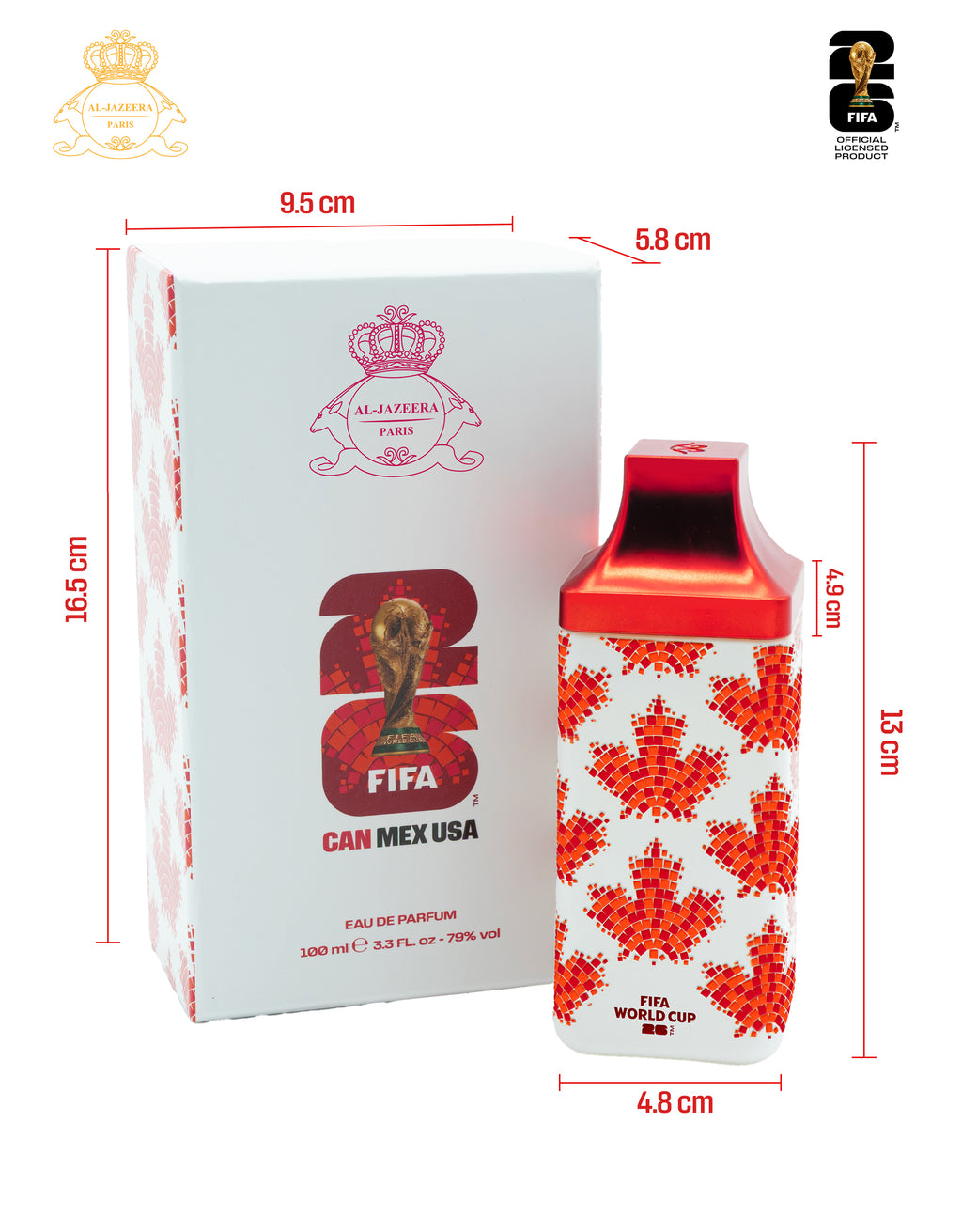 FIFA World Cup 2026™ Official Canada Edition Fragrance | Eau de Parfum Unisex 100 ml | Limited Edition