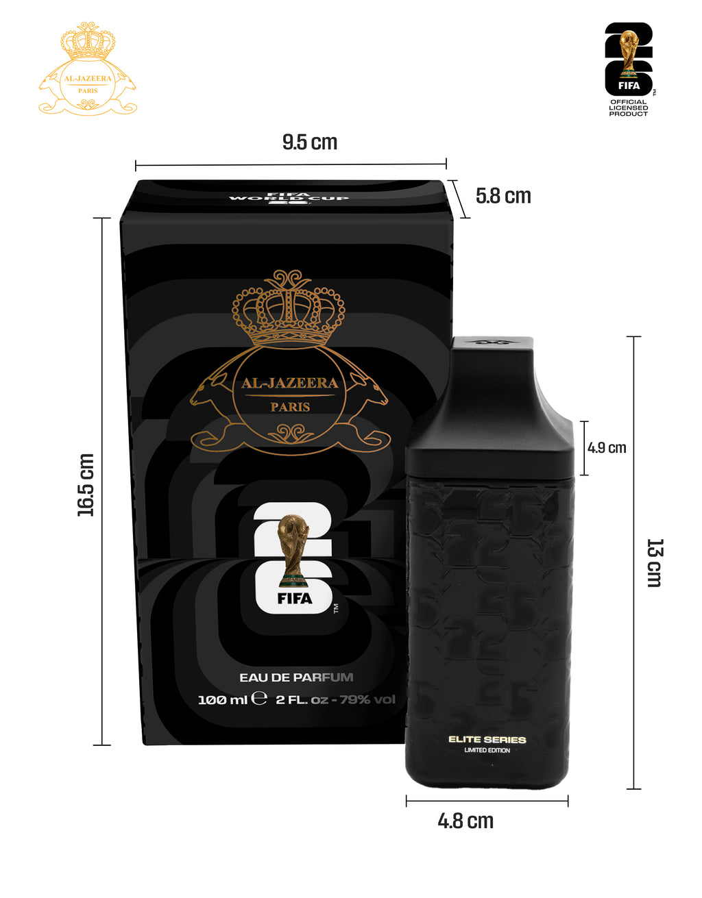 FIFA World Cup 2026™ Official Elite Series Fragrance | Eau de Parfum Unisex 100 ml | Limited Edition