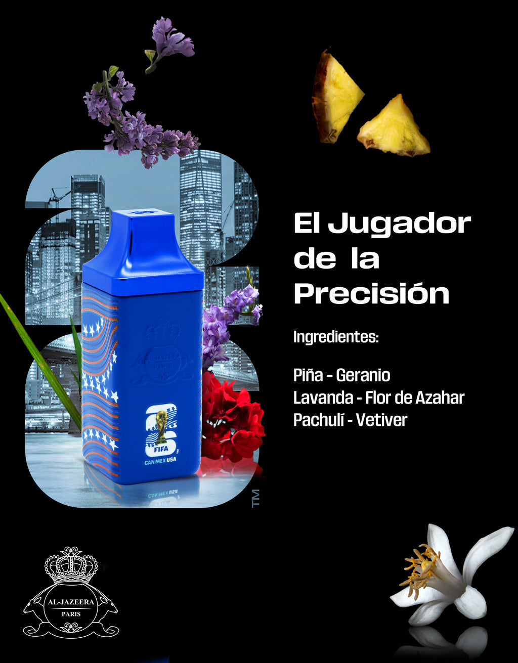 FIFA World Cup 2026™ Official USA Edition Fragrance | Eau de Parfum Unisex 100 ml | Limited Edition