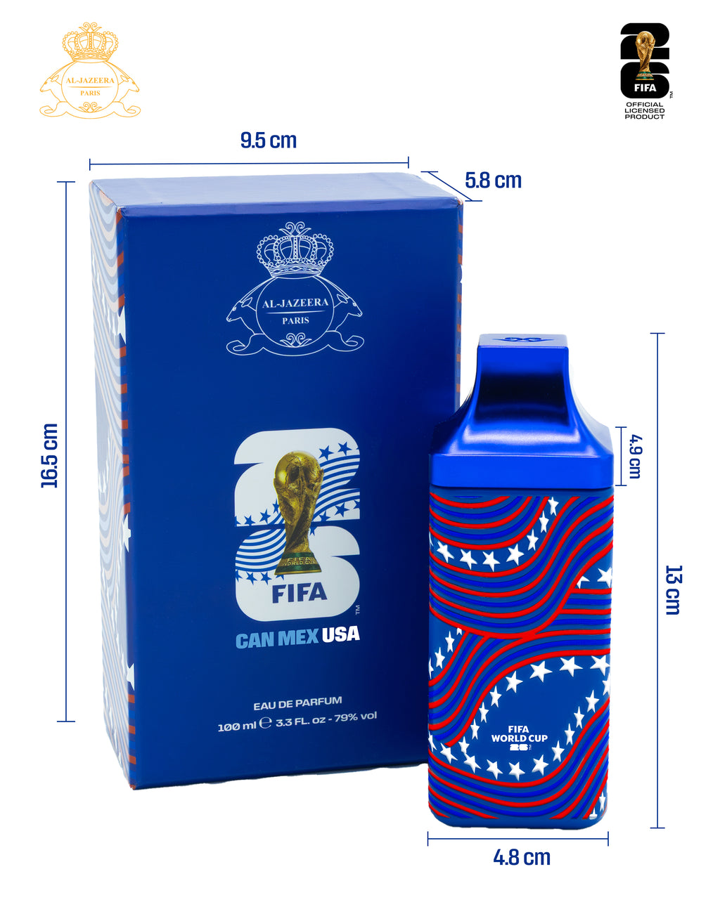 FIFA World Cup 2026™ Official USA Edition Fragrance | Eau de Parfum Unisex 100 ml | Limited Edition