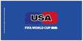 FIFA World Cup 2026™ Official Licensed USA Headband | Blue Stretch Spandex Band | One Size Fits Most | USA Soccer Fan Accessory