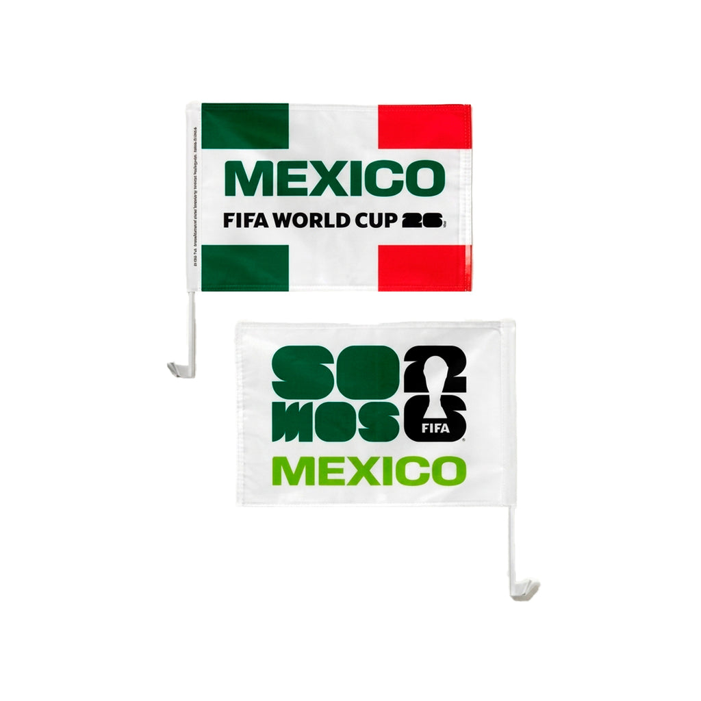 FIFA World Cup 2026™ Official Licensed Car Flag | Mexico | 2 Double-Sided Printed Flags