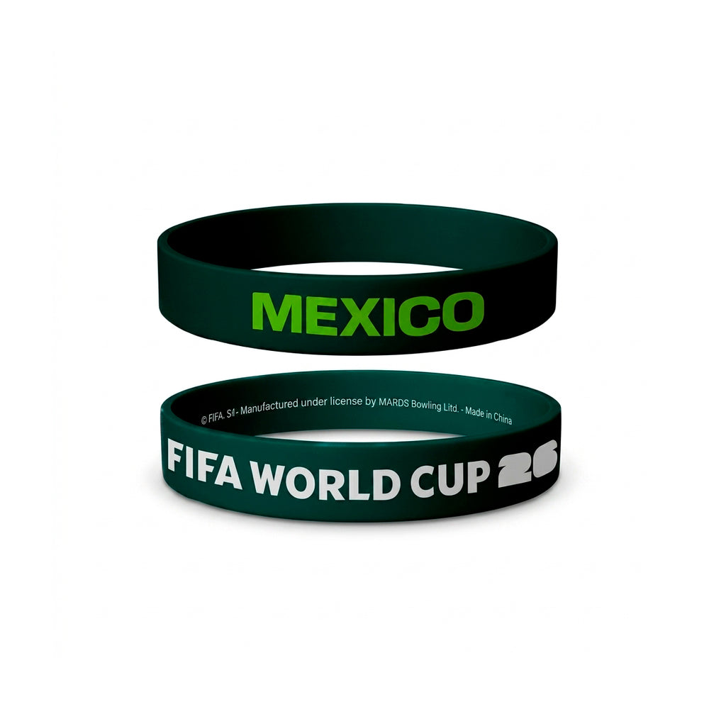 FIFA World Cup 2026™ Official Licensed Silicone Wristband | Mexico | Green 15mm Band