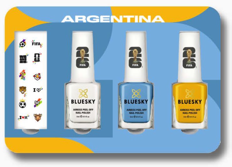 FIFA World Cup 2026™ Collectible Nail Polish Box Set - Argentina | Limited Edition