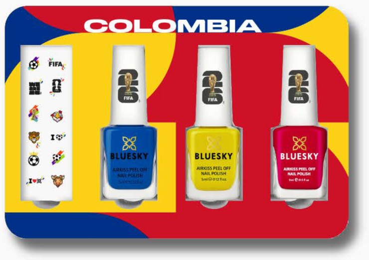 FIFA World Cup 2026™ Collectible Nail Polish Box Set - Colombia | Limited Edition