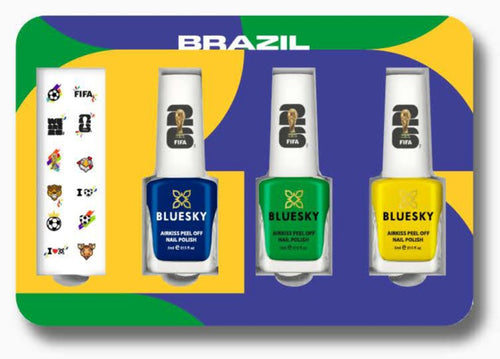FIFA World Cup 2026™ Collectible Nail Polish Box Set - Brazil | Limited Edition