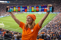 FIFA World Cup 2026™ Official Licensed Soccer Scarf | Multicolor Logo Design | 150 x 19 cm | Polyester Bird-Eye Finish | Tassels on Both Ends