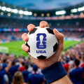 FIFA World Cup 2026™ Official Licensed Stress Ball | USA | Mini Soccer Ball with Logo & Trophy | 6.3 cm