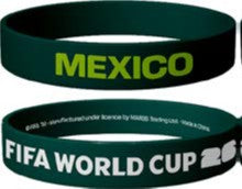 FIFA World Cup 2026™ Official Licensed Mexico Silicone Wristband | Green 15mm Band | Mexico Soccer Fan Bracelet | World Cup 2026 Merchandise